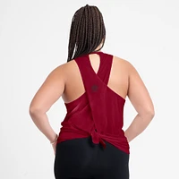 Women's Nike Burgundy Washington Commanders Glory Crisscross Performance Tank Top
