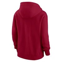 Sweat à capuche entièrement zippé Nike Bordeaux Washington Commanders Phoenix pour femme