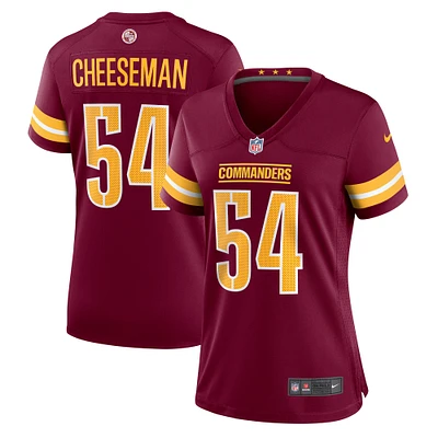 Women's Nike Camaron Cheeseman  Burgundy Washington Commanders Game Jersey