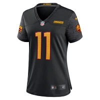 Maillot de joueur jeu alternatif Nike Carson Wentz pour femme, noir, Washington Commanders