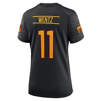 Maillot de joueur jeu alternatif Nike Carson Wentz pour femme, noir, Washington Commanders