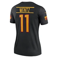 Women's Nike Carson Wentz  Black Washington Commanders Alternate Legend Player Performance Top