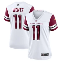 Maillot de match Nike Carson Wentz Washington Commanders blanc pour femme