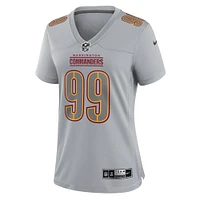 Women's Nike Chase Young Gray Washington Commanders Atmosphere Fashion Game Jersey