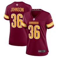 Women's Nike Danny Johnson  Burgundy Washington Commanders Game Jersey