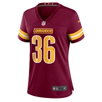 Women's Nike Danny Johnson  Burgundy Washington Commanders Game Jersey