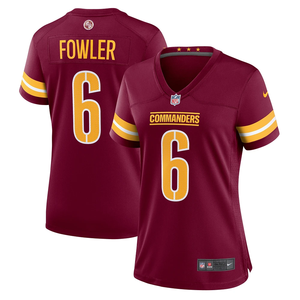 Women's Nike Dante Fowler Jr.  Burgundy Washington Commanders Game Jersey