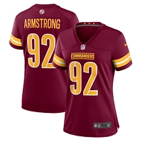 Maillot de match Nike Dorance Armstrong Bordeaux Washington Commanders pour femme