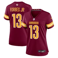 Maillot de match Nike Emmanuel Forbes Jr. pour femme, bordeaux, Washington Commanders