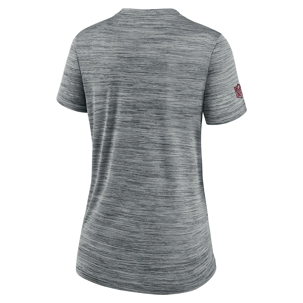 Women's Nike Gray Washington Commanders Sideline Velocity Performance T-Shirt