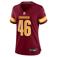 Women's Nike Greg Joseph  Burgundy Washington Commanders Team Game Jersey