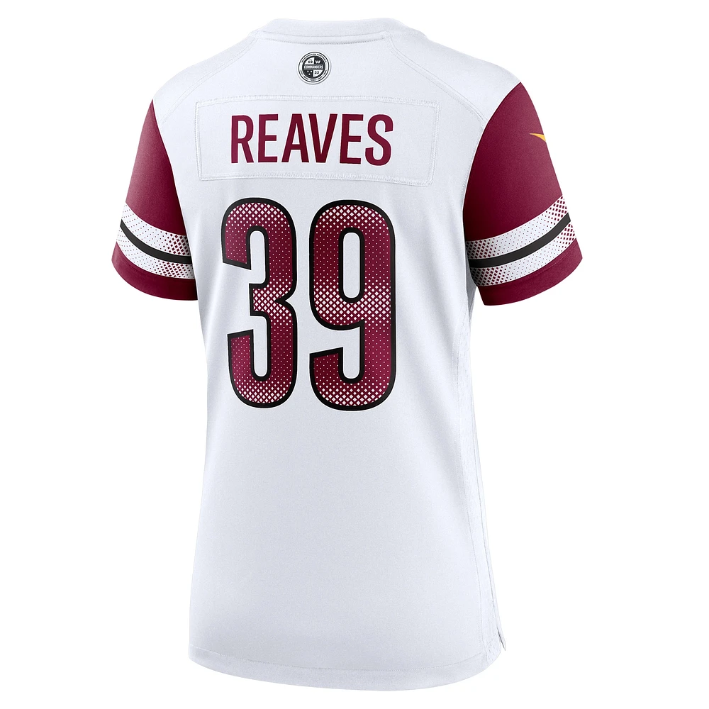 Women's Nike Jeremy Reaves  White Washington Commanders Game Jersey