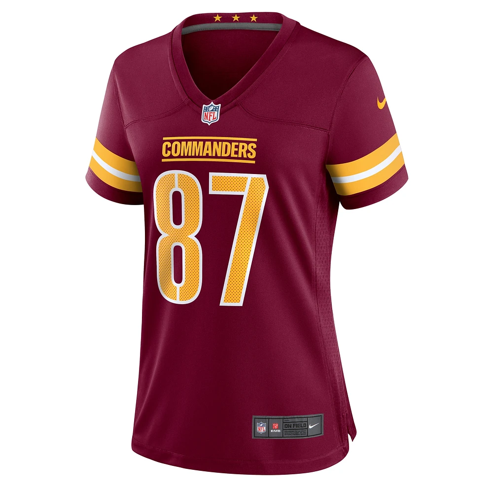 Women's Nike John Bates  Burgundy Washington Commanders Game Jersey