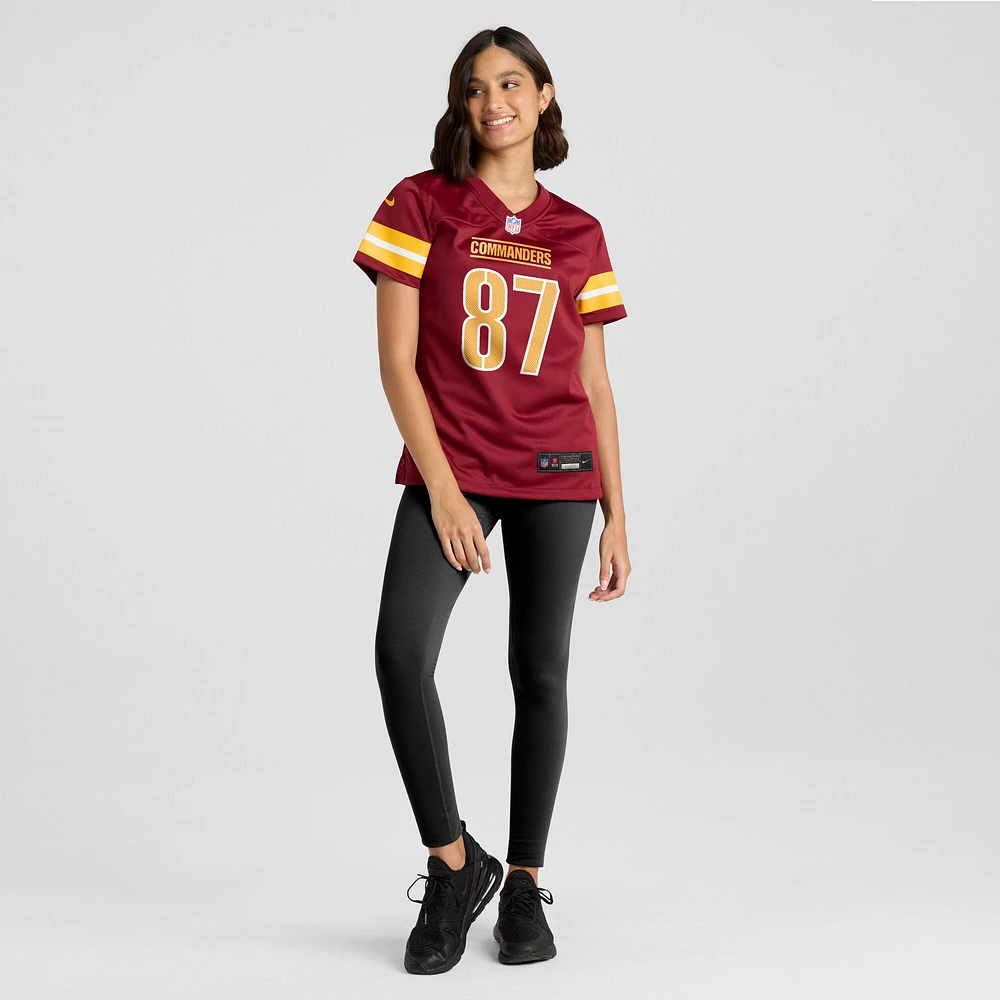 Women's Nike John Bates  Burgundy Washington Commanders Game Jersey