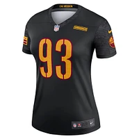 Women's Nike Jonathan Allen  Black Washington Commanders Alternate Legend Player Performance Top