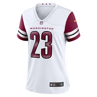 Maillot de match Nike Marshon Lattimore blanc pour femme des Washington Commanders