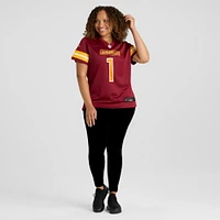 Maillot de match Nike Numéro 1 Maman Bourgogne Washington Commanders pour femme