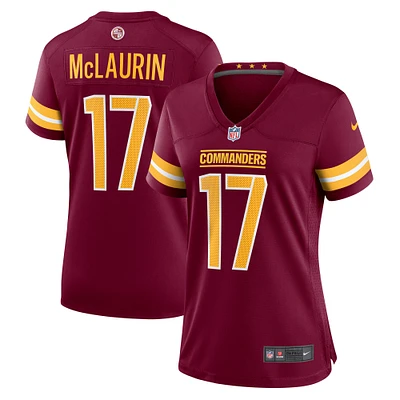 Maillot de joueur Nike Terry McLaurin des Washington Commanders pour femme, bordeaux