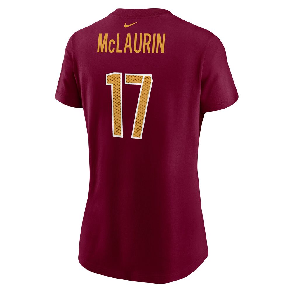 Women's Nike Terry McLaurin Burgundy Washington Commanders Player Name & Number T-Shirt