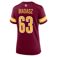 Women's Nike Tyler Biadasz  Burgundy Washington Commanders Game Jersey