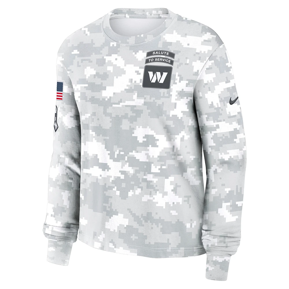 Women's Nike Washington Commanders Salute To Service Long Sleeve T-Shirt