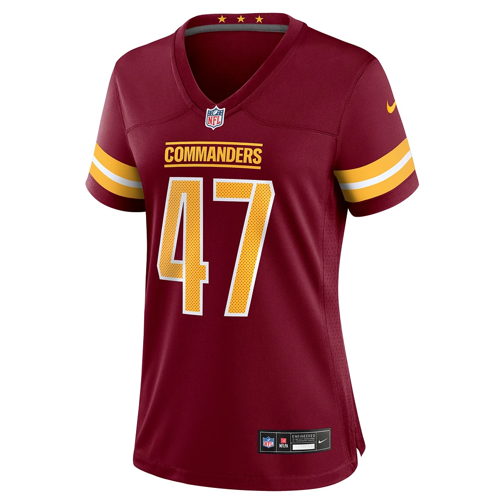 Women's Nike Zane Gonzalez Washington Commanders Game Jersey