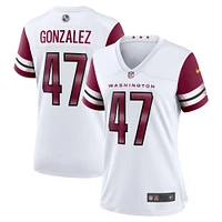 Women's Nike Zane Gonzalez  White Washington Commanders Game Jersey
