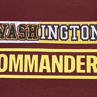 Sweat à capuche zippé avec logo fendu Washington Commanders Pro Standard Bordeaux pour femme