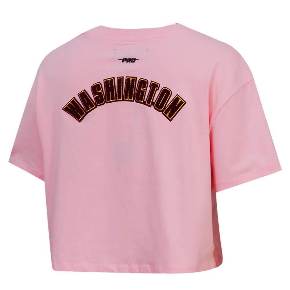 Women's Pro Standard Pink Washington Commanders Cropped Boxy T-Shirt