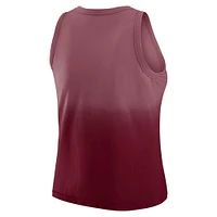 Women's WEAR by Erin Andrews x Gracie Hunt Burgundy Washington Commanders Ombre Tank Top