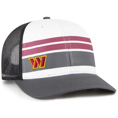 Washington Commanders '47 Youth Cove Trucker Snapback Hat - White/Charcoal