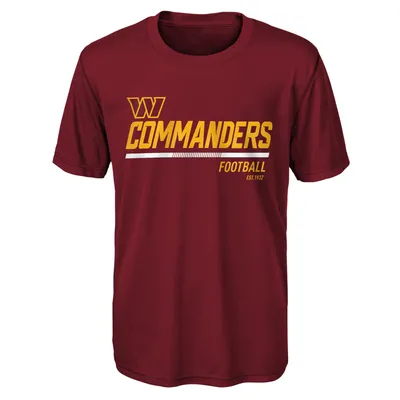 Washington Commanders Youth Engaged T-Shirt - Burgundy