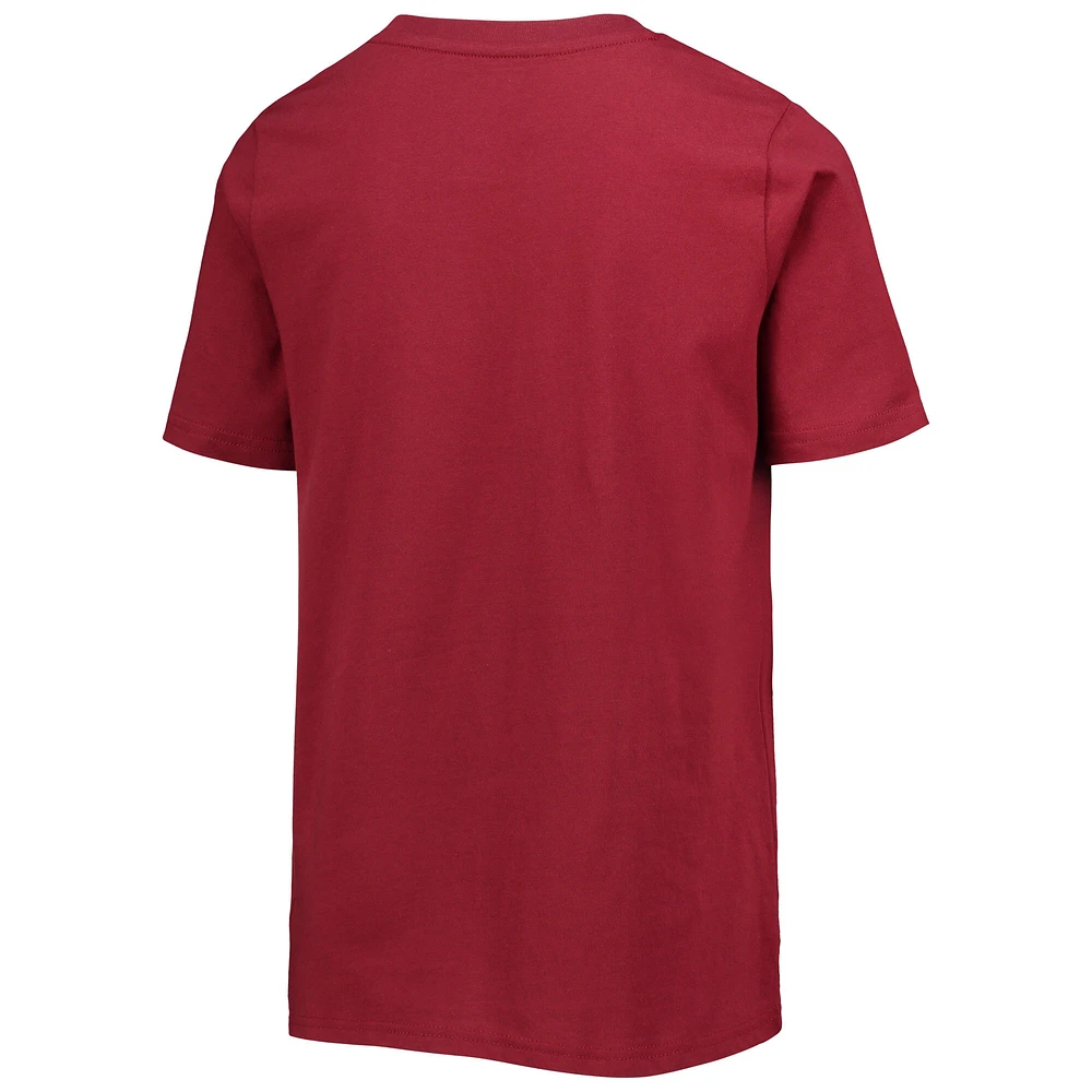 Youth Burgundy Washington Commanders Secondary Logo T-Shirt