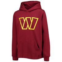 Youth Burgundy Washington Commanders Team Logo Pullover Hoodie