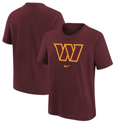 Youth Burgundy Washington Commanders - Team Logo T-Shirt