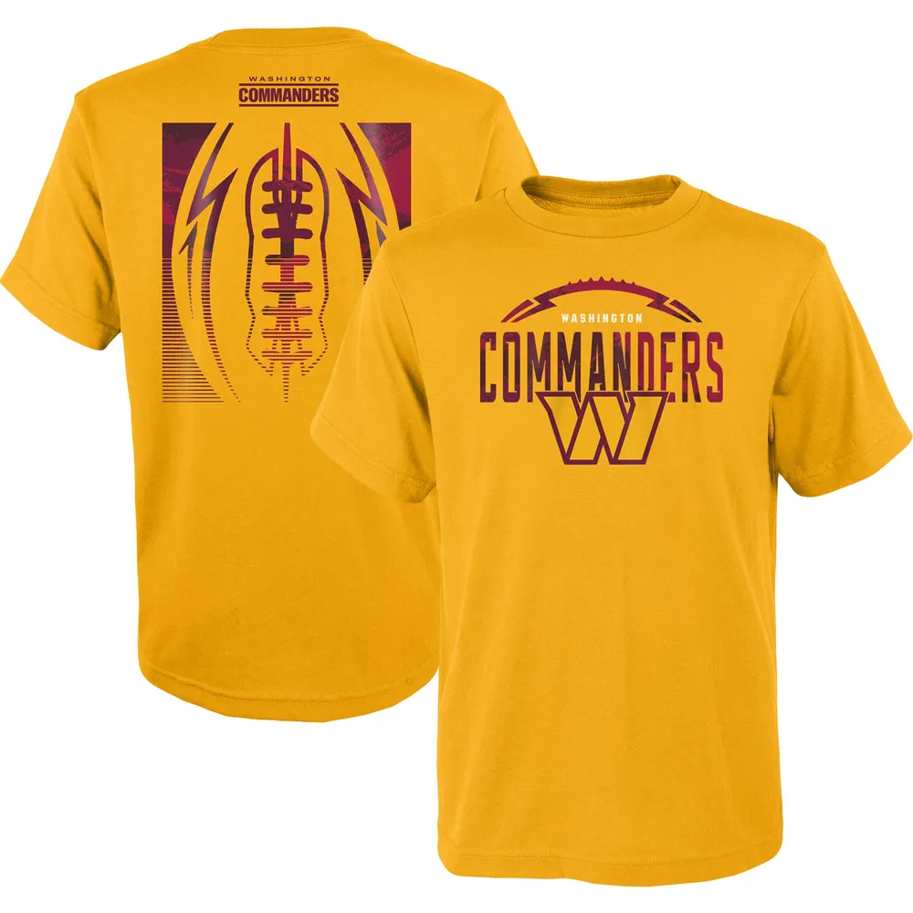 Washington Commanders Fanatics Branded Team Lockup T-Shirt - Gold