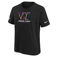 Youth Nike  Black Washington Commanders 2024 NFL Crucial Catch T-Shirt