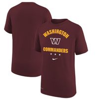 Youth Nike Burgundy Washington Commanders Team Athletic Performance T-Shirt