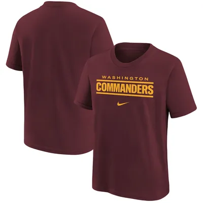 Washington Commanders Nike Youth Wordmark T-Shirt - Burgundy