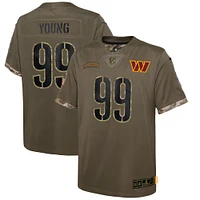 Maillot Nike Chase Young Olive Washington Commanders Salute To Service Player Limited pour jeunes