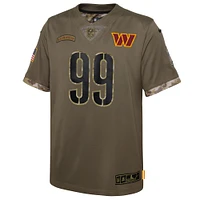 Maillot Nike Chase Young Olive Washington Commanders Salute To Service Player Limited pour jeunes