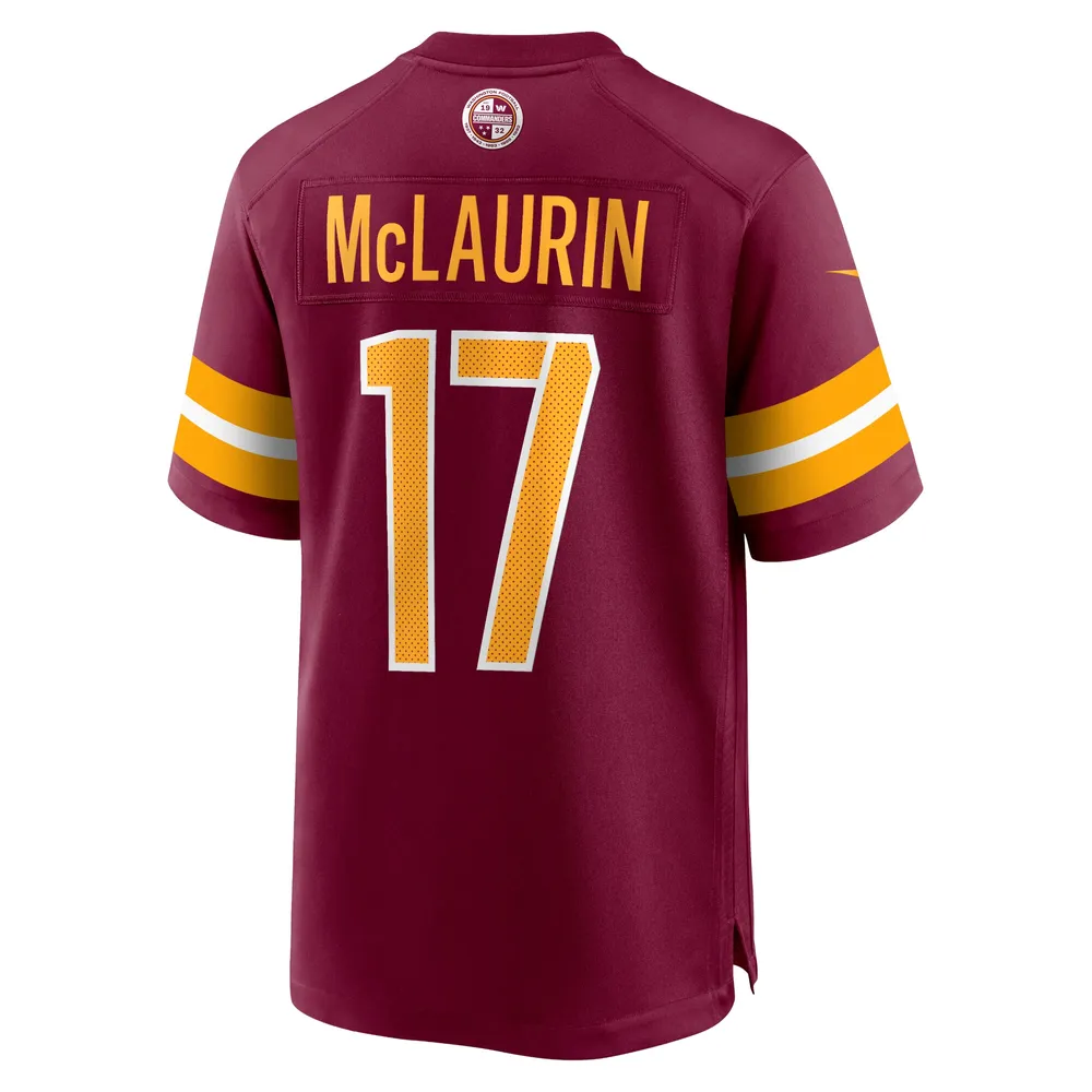 Maillot de match Nike Terry McLaurin pour jeunes des Washington Commanders, bordeaux