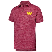 Youth Wes & Willy Burgundy Washington Commanders Cloudy Yarn Polo