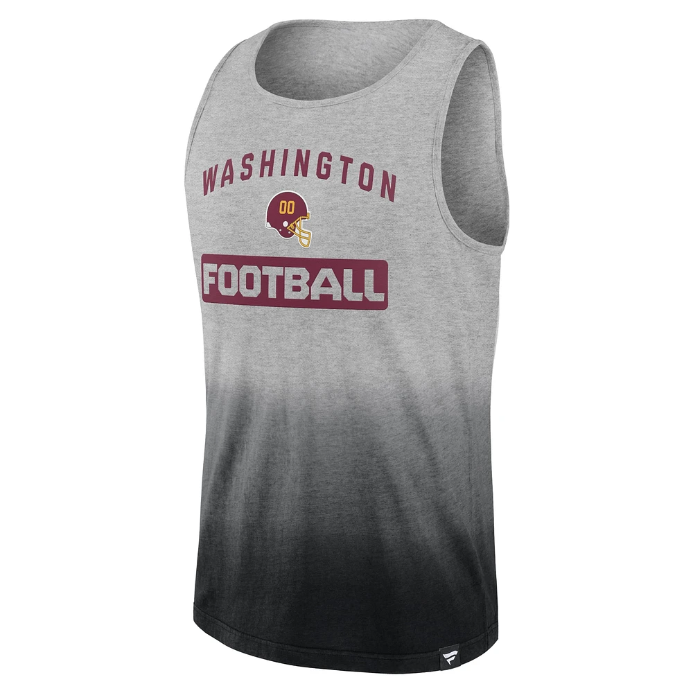 Men's Fanatics Heathered Gray/Black Washington Commanders Our Year Tank Top