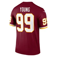 Haut Nike Chase Young Burgundy Washington Football Team Legend Player Performance pour homme