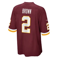 Men's Nike Dyami Brown Burgundy Washington Football Team Game Jersey