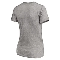 Women's Fanatics Heathered Gray/White Washington Football Team - V-Neck T-Shirt Combo Pack