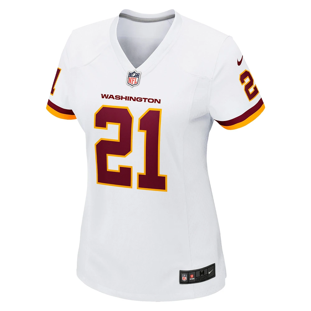 Maillot de match joueur retraité l'équipe football Washington Nike Sean Taylor blanc pour femme