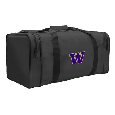 Washington Huskies Gear Pack Square Duffel Bag - Black