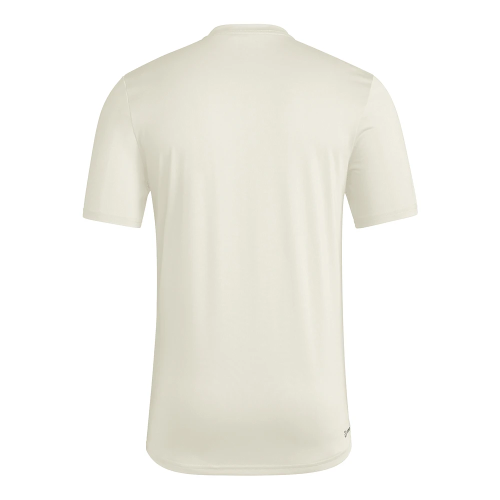 Men's adidas  Cream Washington Huskies Home Plate Pre-Game T-Shirt